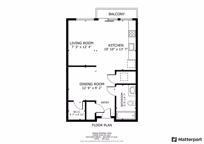 Studio C 624 floor plan